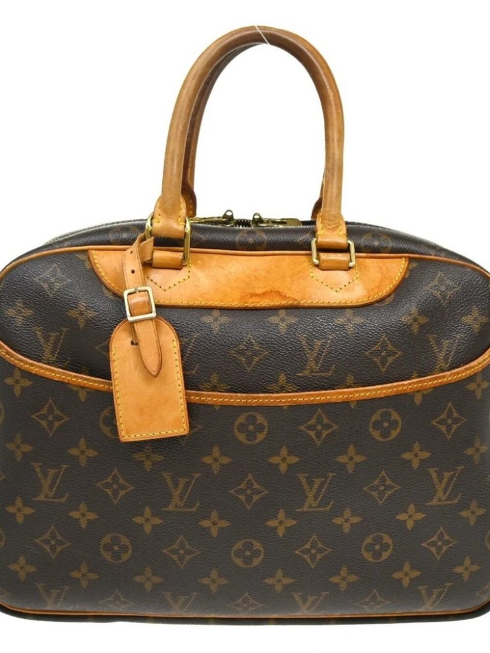 Louis Vuitton Deauville Bowling Vanity Handbag